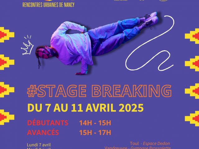 Festival RUN – Stage Breaking itinérant
